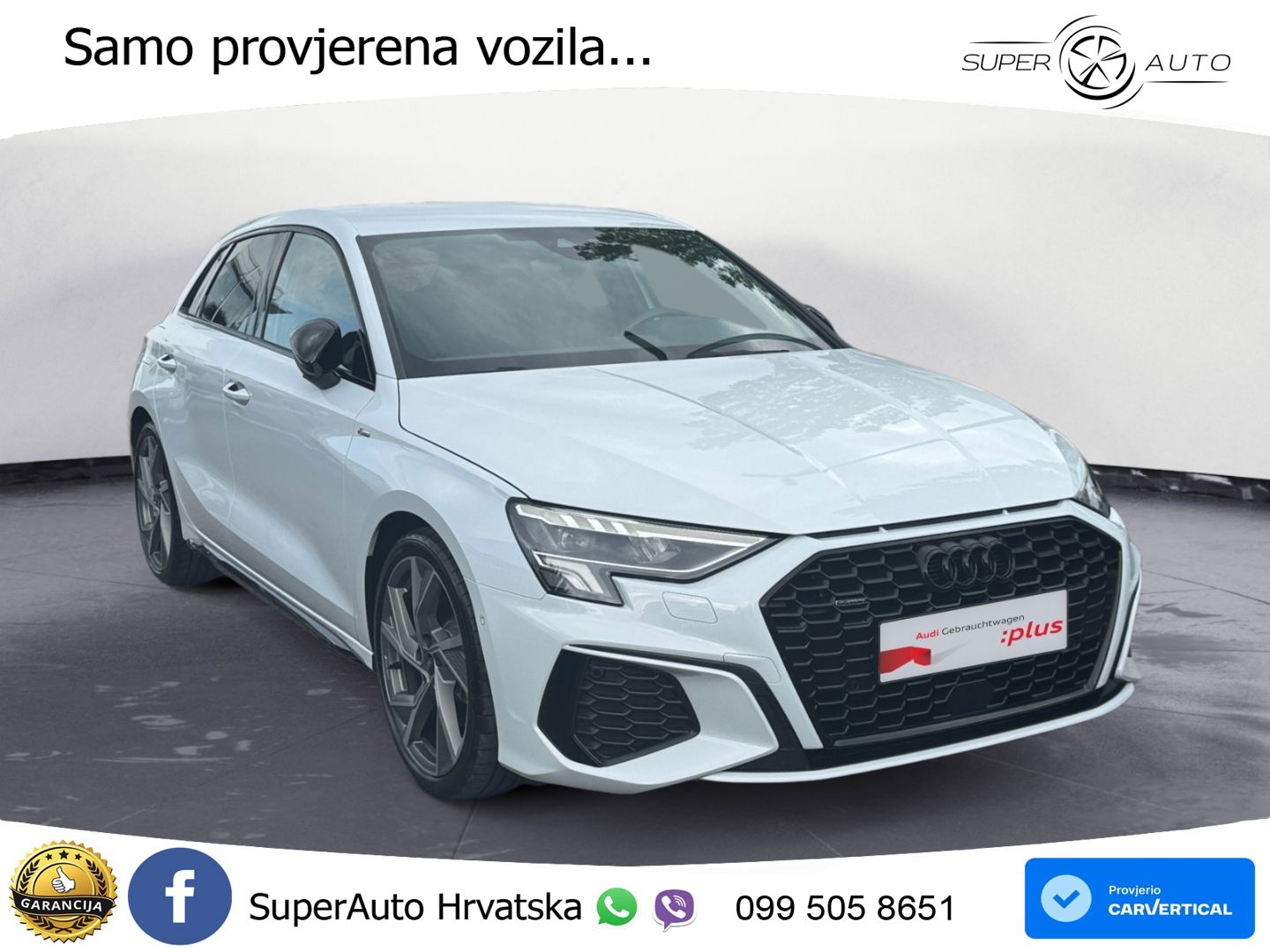 Audi A3 40 TFSI (190 KS) quattro S tronic S line LED+GR SJED+ACC