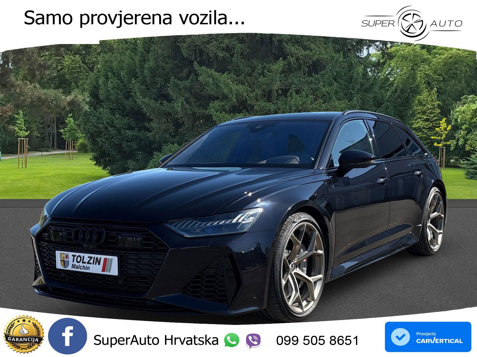 Audi RS6 Avant 4.0 TFSI V8 (600 KS) quattro Tiptronic LED+GR SJED+ACC