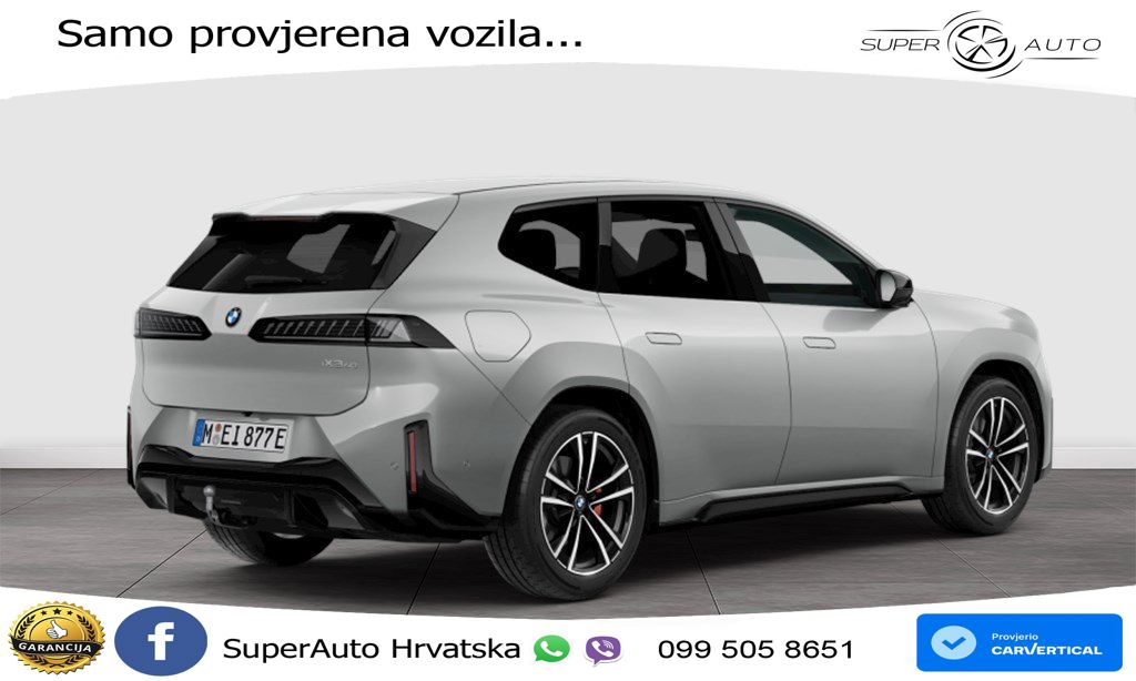 BMW iX3 40 82.6 kWh (320 KS) M Sport LED+GR SJED+ACC