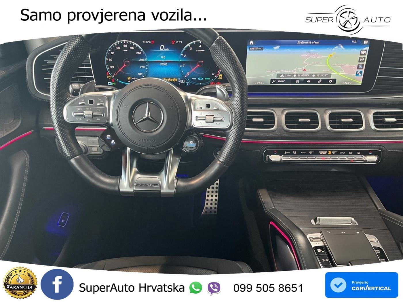 Mercedes-Benz GLS AMG GLS 63 V8 EQ Boost 4MATIC+ TCT ACC+HEAD+4xGR SJED+360+PANO