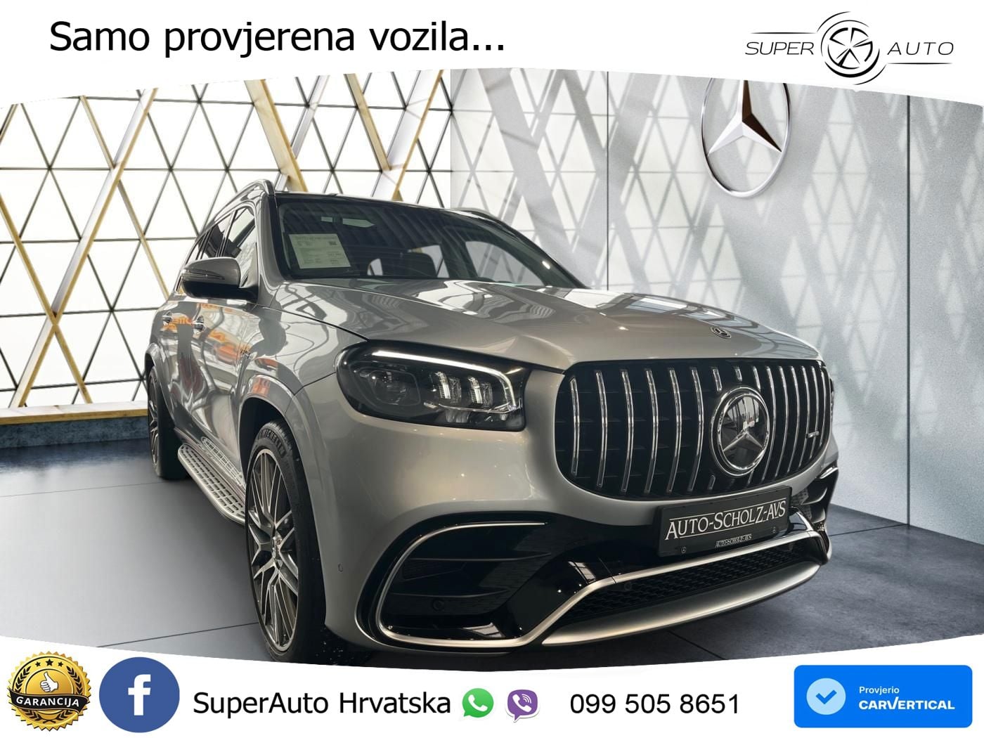 Mercedes-Benz GLS AMG GLS 63 V8 EQ Boost 4MATIC+ TCT ACC+HEAD+4xGR SJED+360+PANO