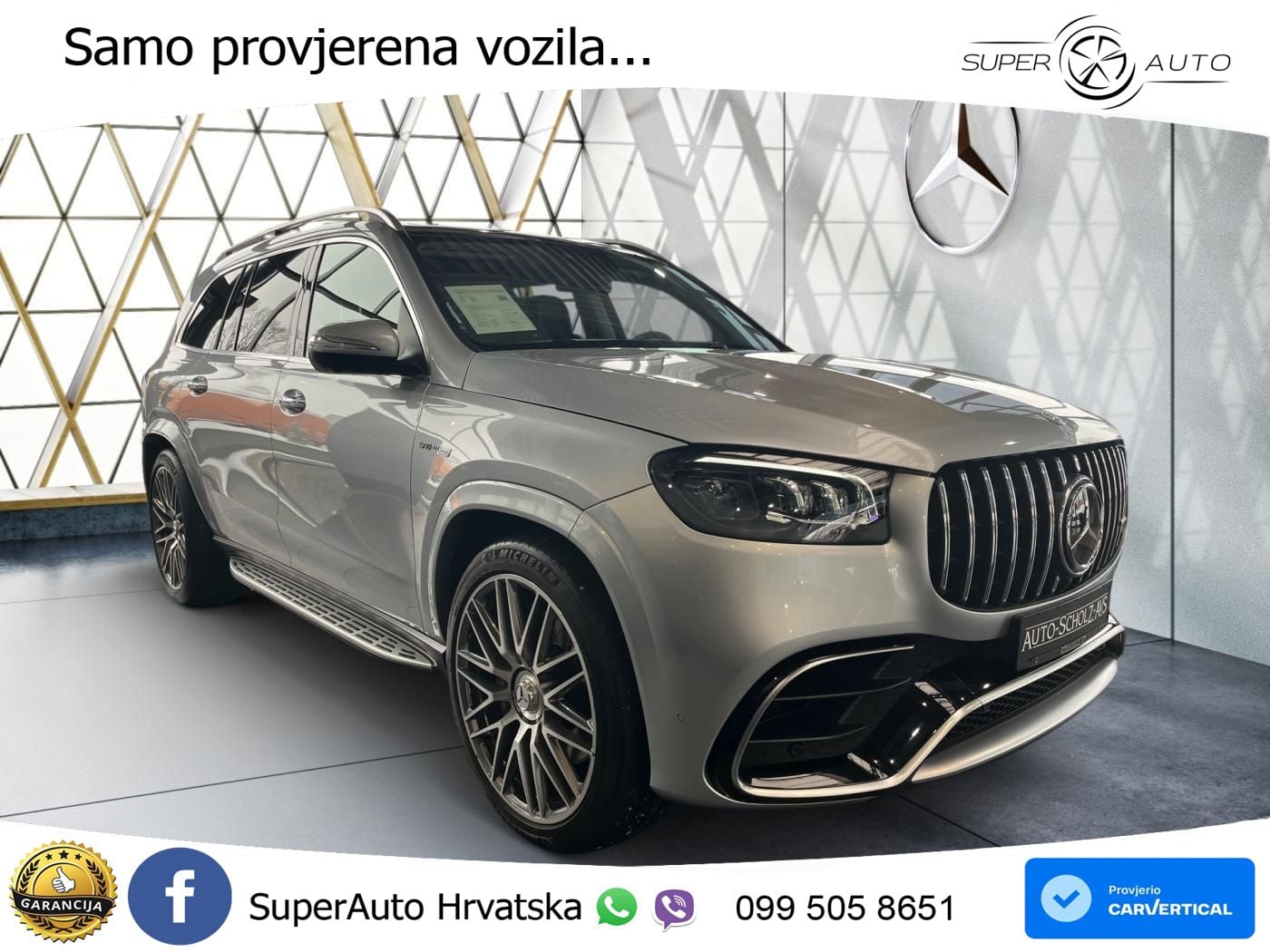 Mercedes-Benz GLS AMG GLS 63 V8 EQ Boost 4MATIC+ TCT ACC+HEAD+4xGR SJED+360+PANO