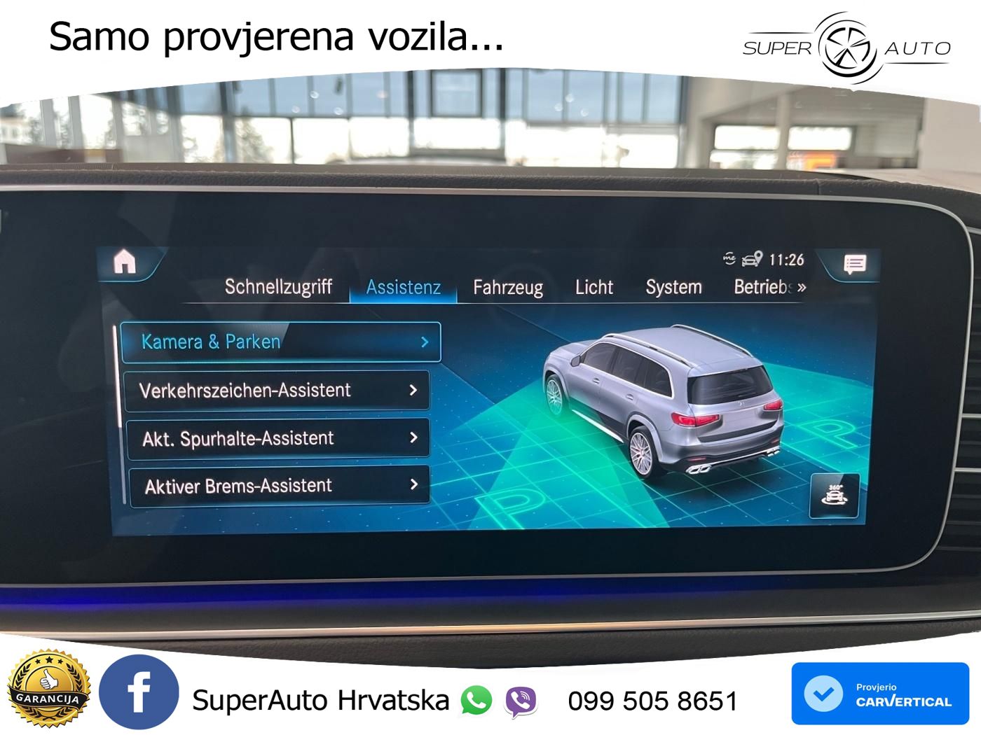Mercedes-Benz GLS AMG GLS 63 V8 EQ Boost 4MATIC+ TCT ACC+HEAD+4xGR SJED+360+PANO