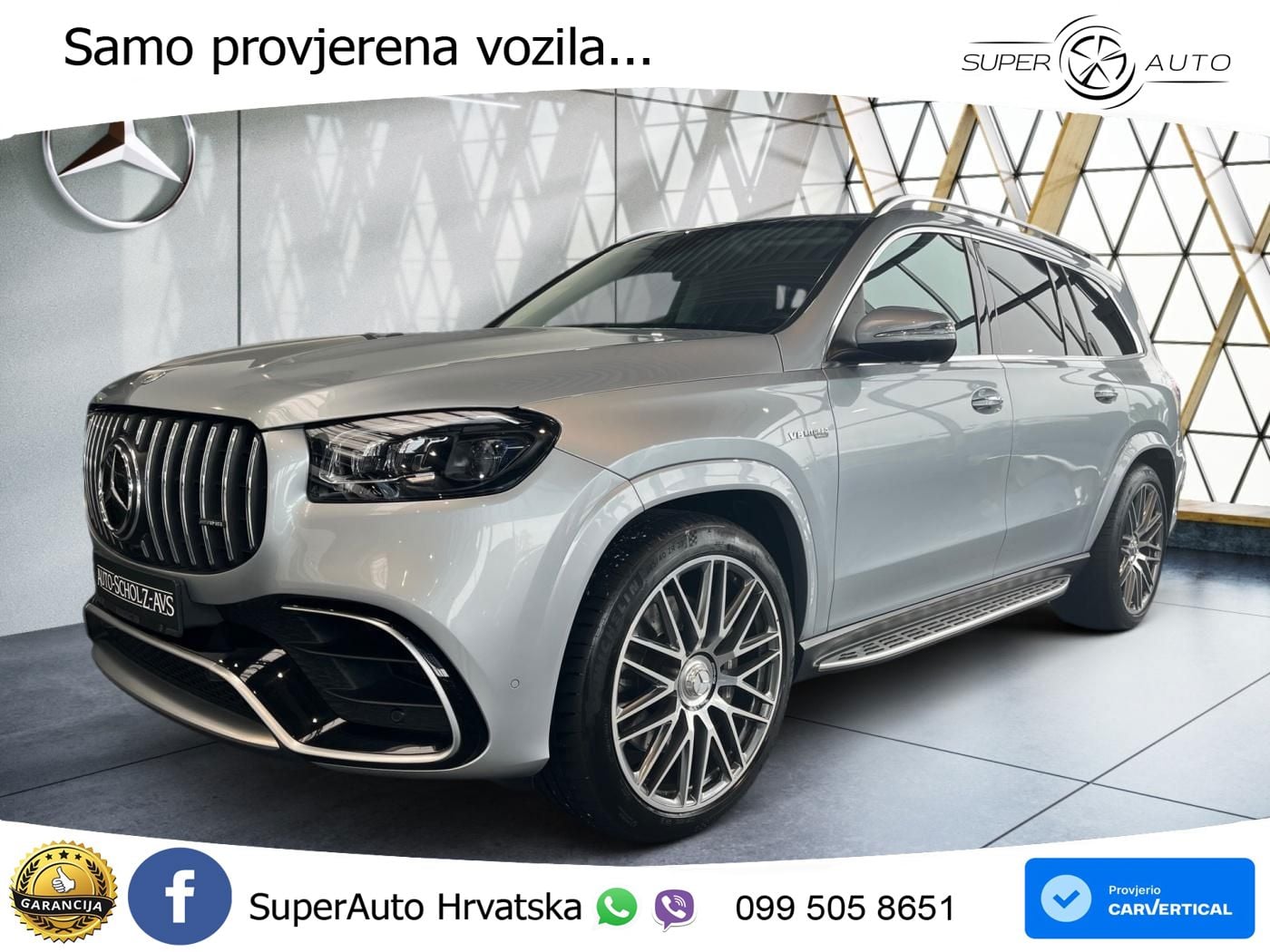 Mercedes-Benz GLS AMG GLS 63 V8 EQ Boost 4MATIC+ TCT ACC+HEAD+4xGR SJED+360+PANO