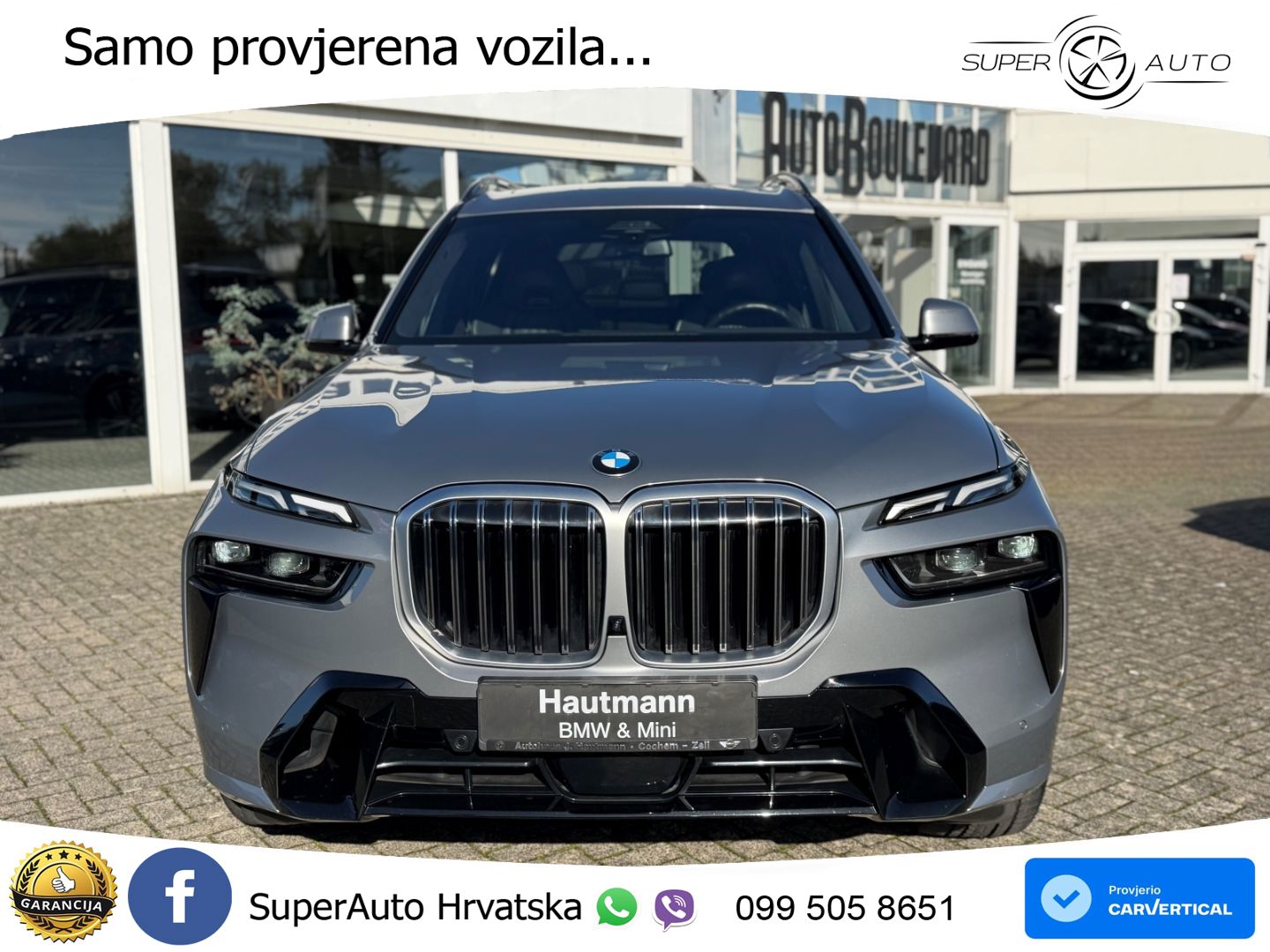 BMW X7 40d (352 KS) xDrive Steptronic M Sport ZRAČNI+ACC+GR SJED+KAM+PANO