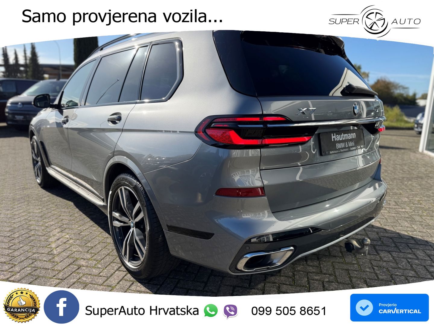 BMW X7 40d (352 KS) xDrive Steptronic M Sport ZRAČNI+ACC+GR SJED+KAM+PANO