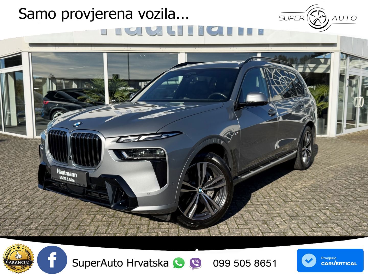 BMW X7 40d (352 KS) xDrive Steptronic M Sport ZRAČNI+ACC+GR SJED+KAM+PANO