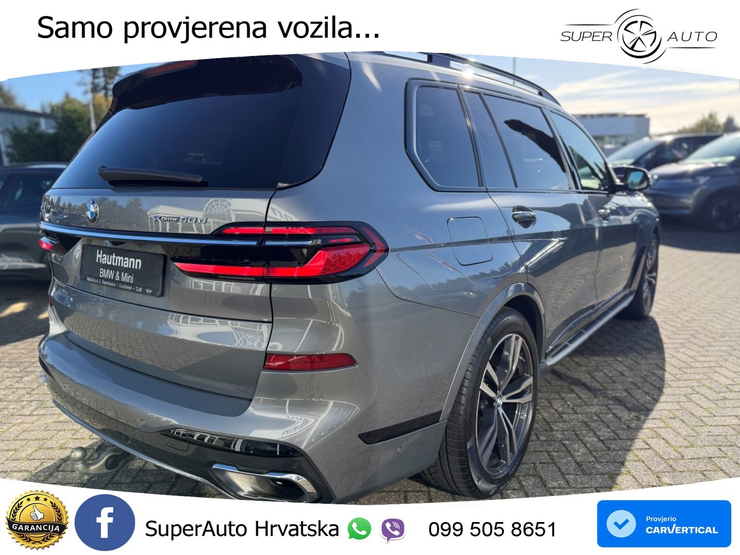 BMW X7 40d (352 KS) xDrive Steptronic M Sport ZRAČNI+ACC+GR SJED+KAM+PANO