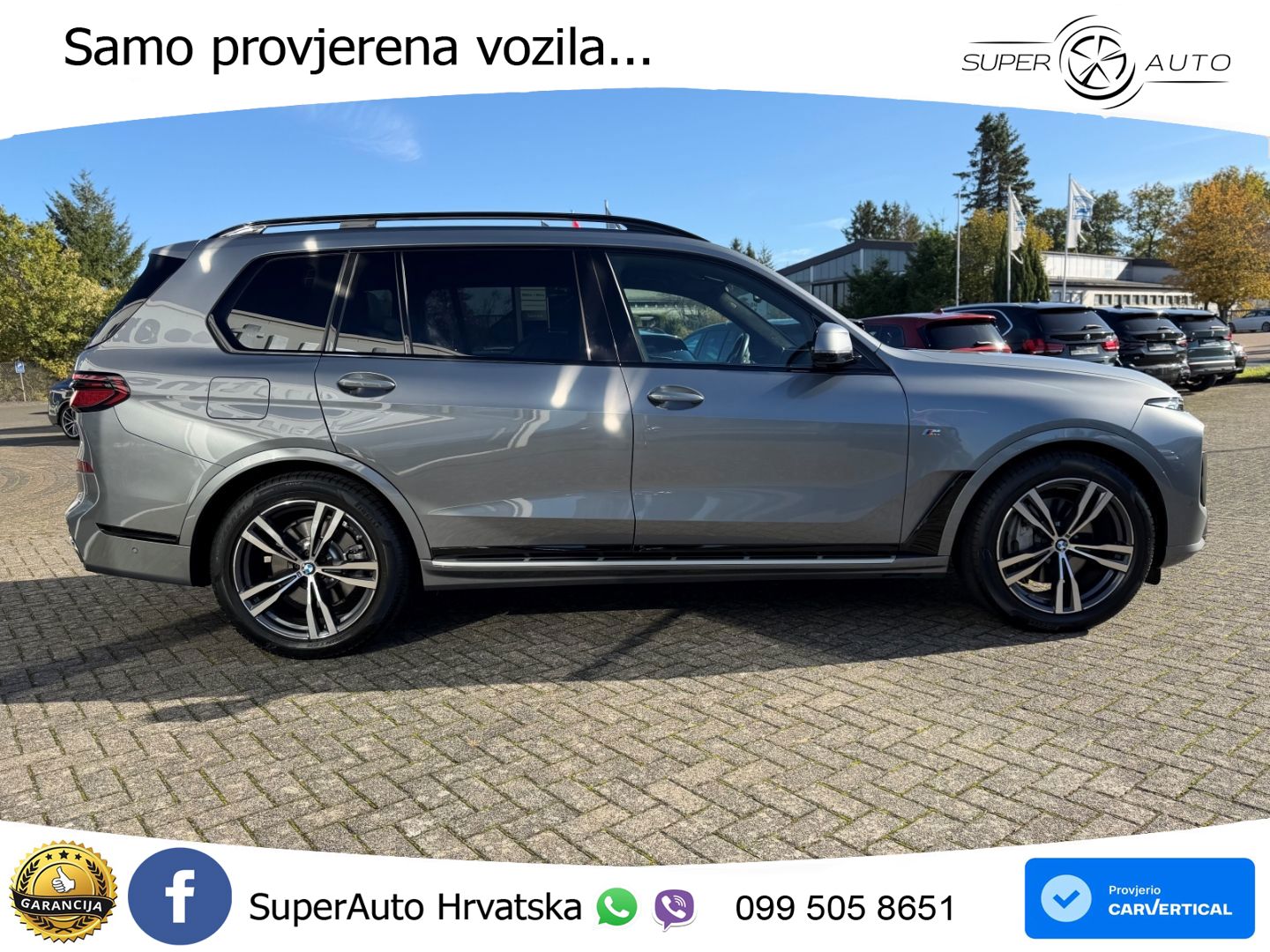 BMW X7 40d (352 KS) xDrive Steptronic M Sport ZRAČNI+ACC+GR SJED+KAM+PANO
