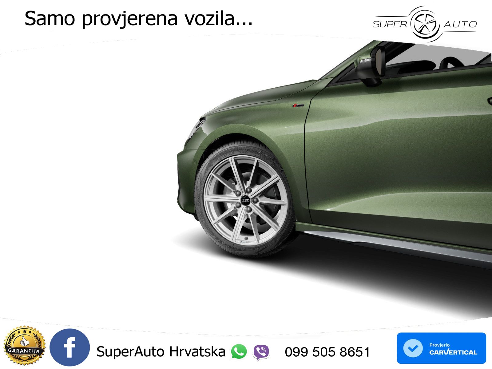 Audi A3 Limuzina 35 TFSI (150 KS) S line LED+GR SJED+ACC