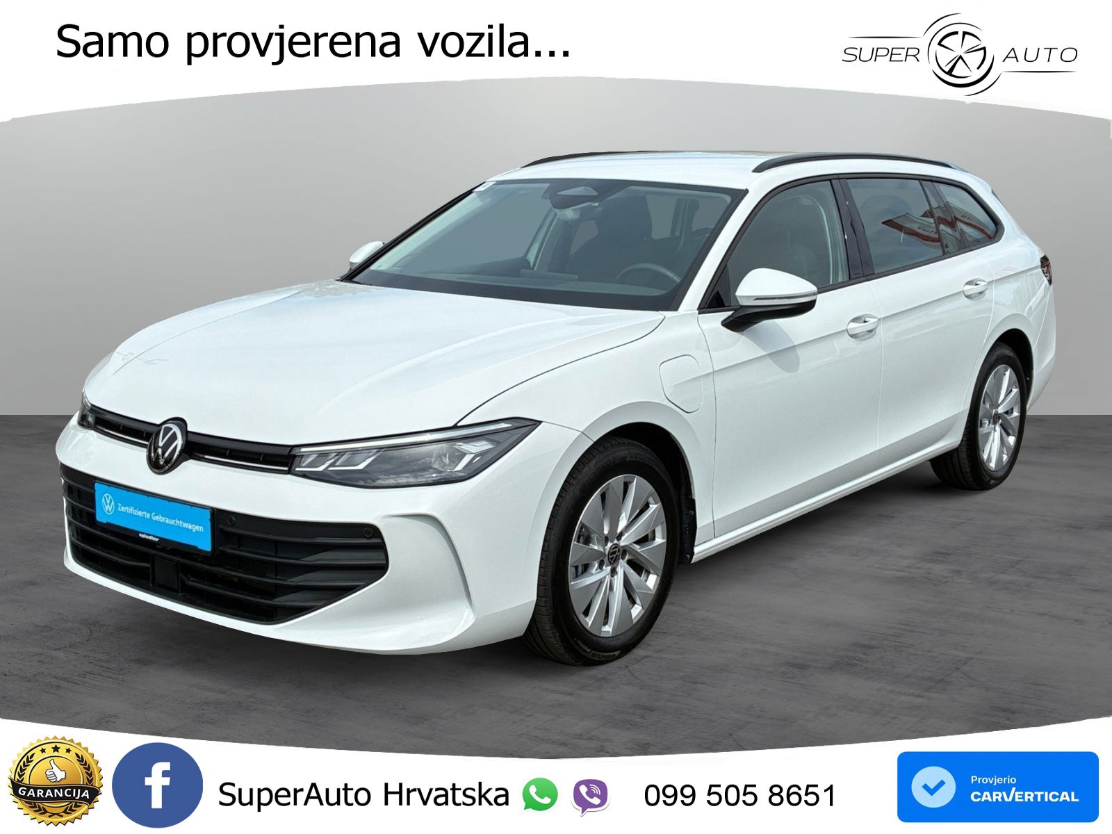 Volkswagen Passat Variant 1.5 TSI (204 KS) eHybrid DSG LED+GR SJED+ACC