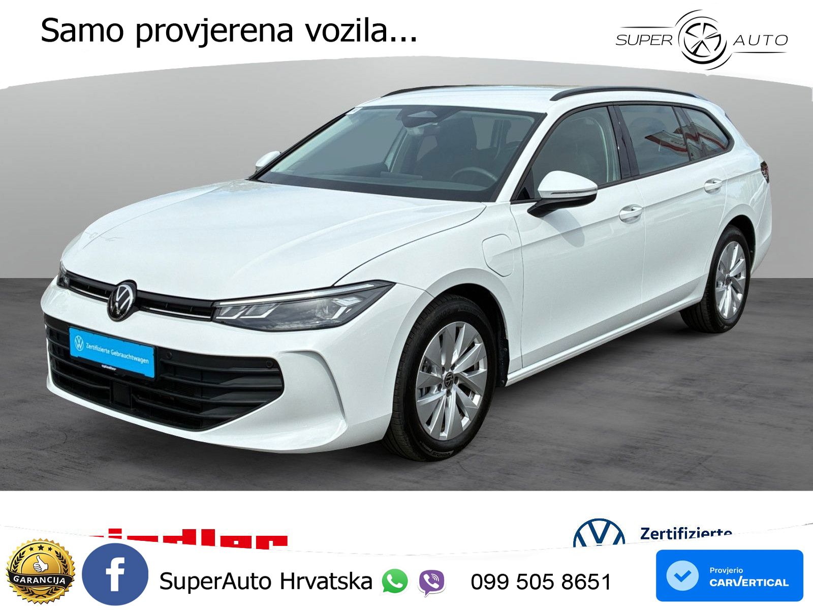 Volkswagen Passat Variant 1.5 TSI (204 KS) eHybrid DSG LED+GR SJED+ACC