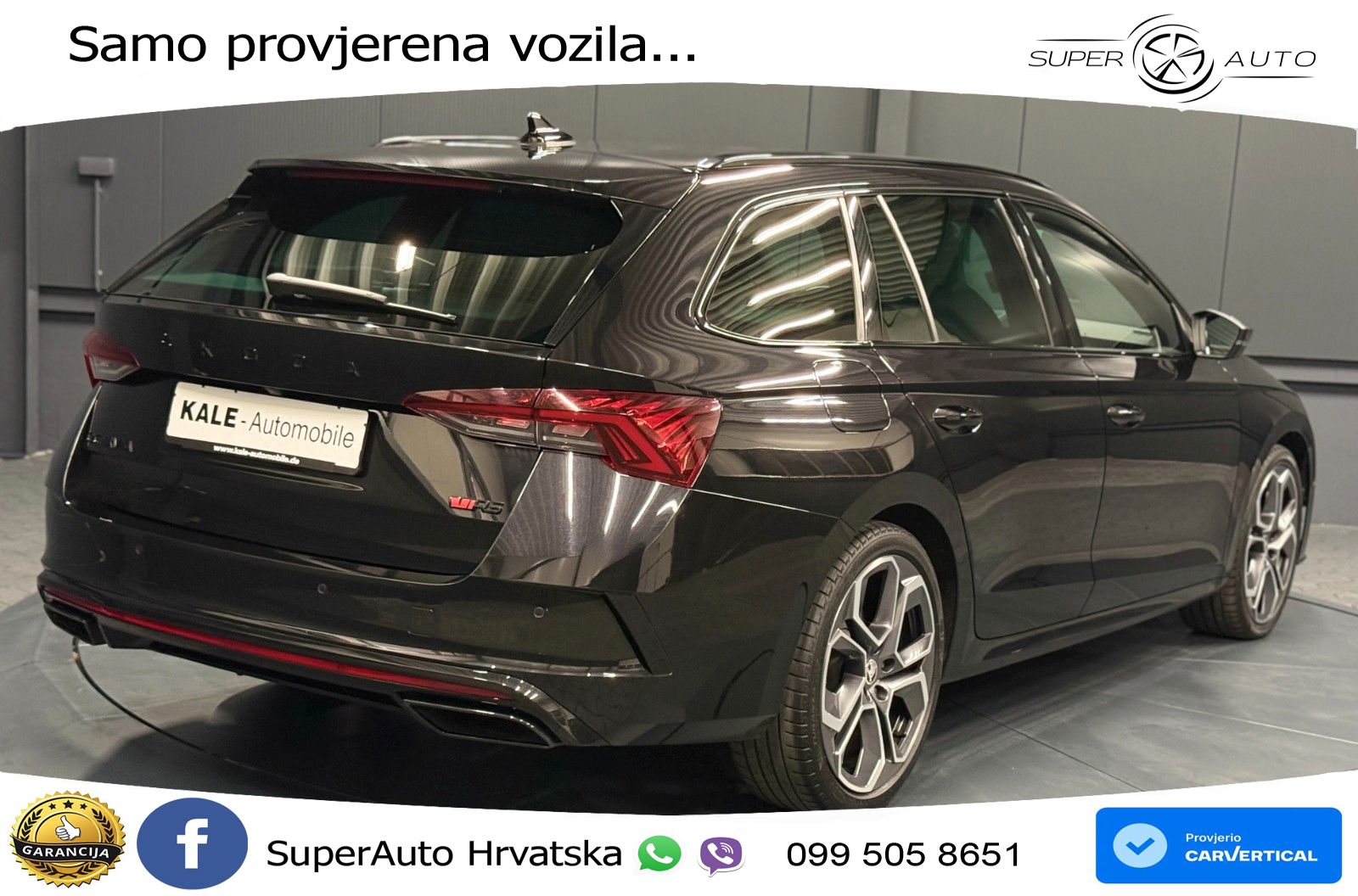 Škoda Octavia Combi RS 2.0 TDI (200 KS) 4x4 DSG LED+GR SJED+ACC