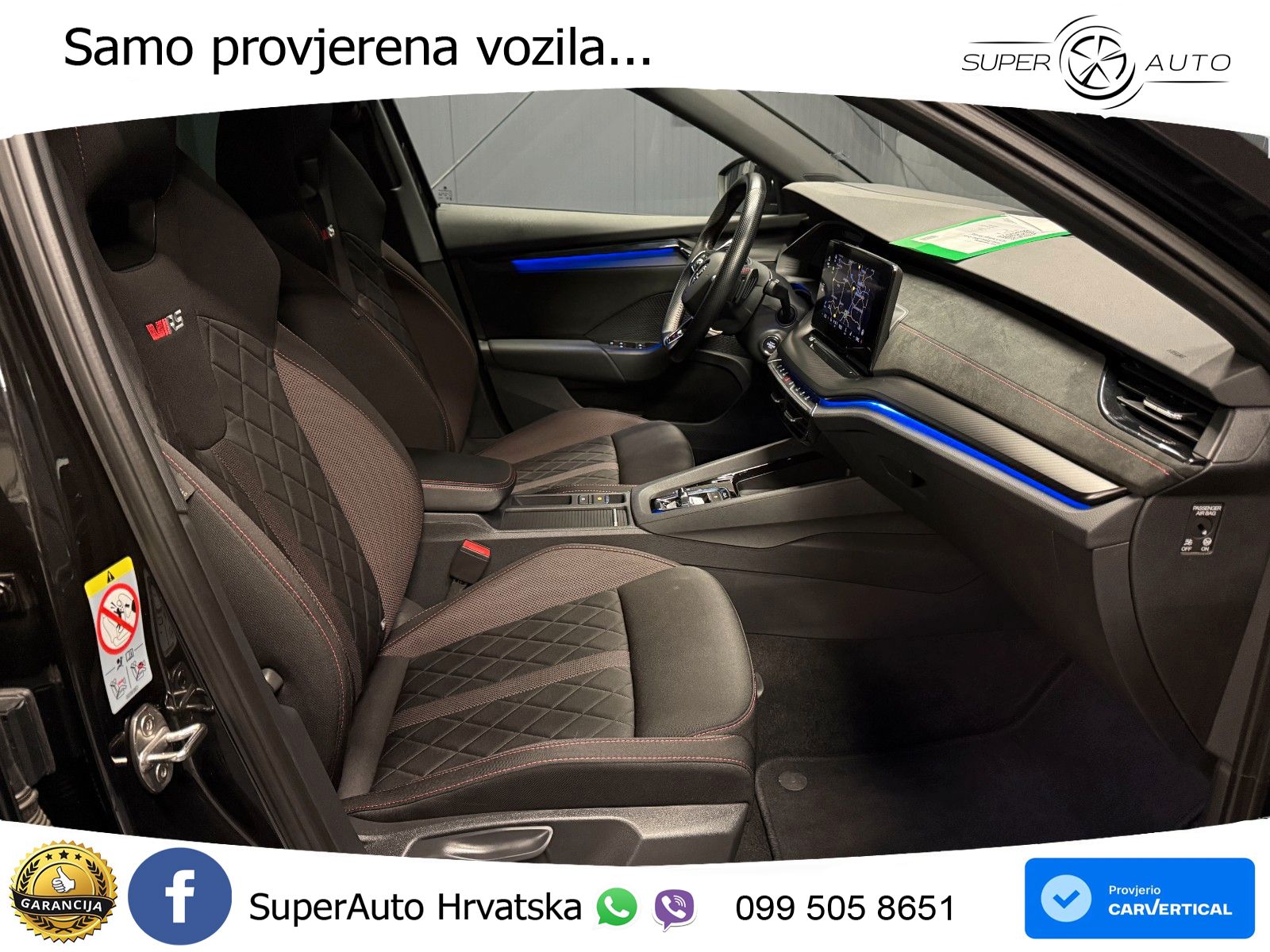 Škoda Octavia Combi RS 2.0 TDI (200 KS) 4x4 DSG LED+GR SJED+ACC