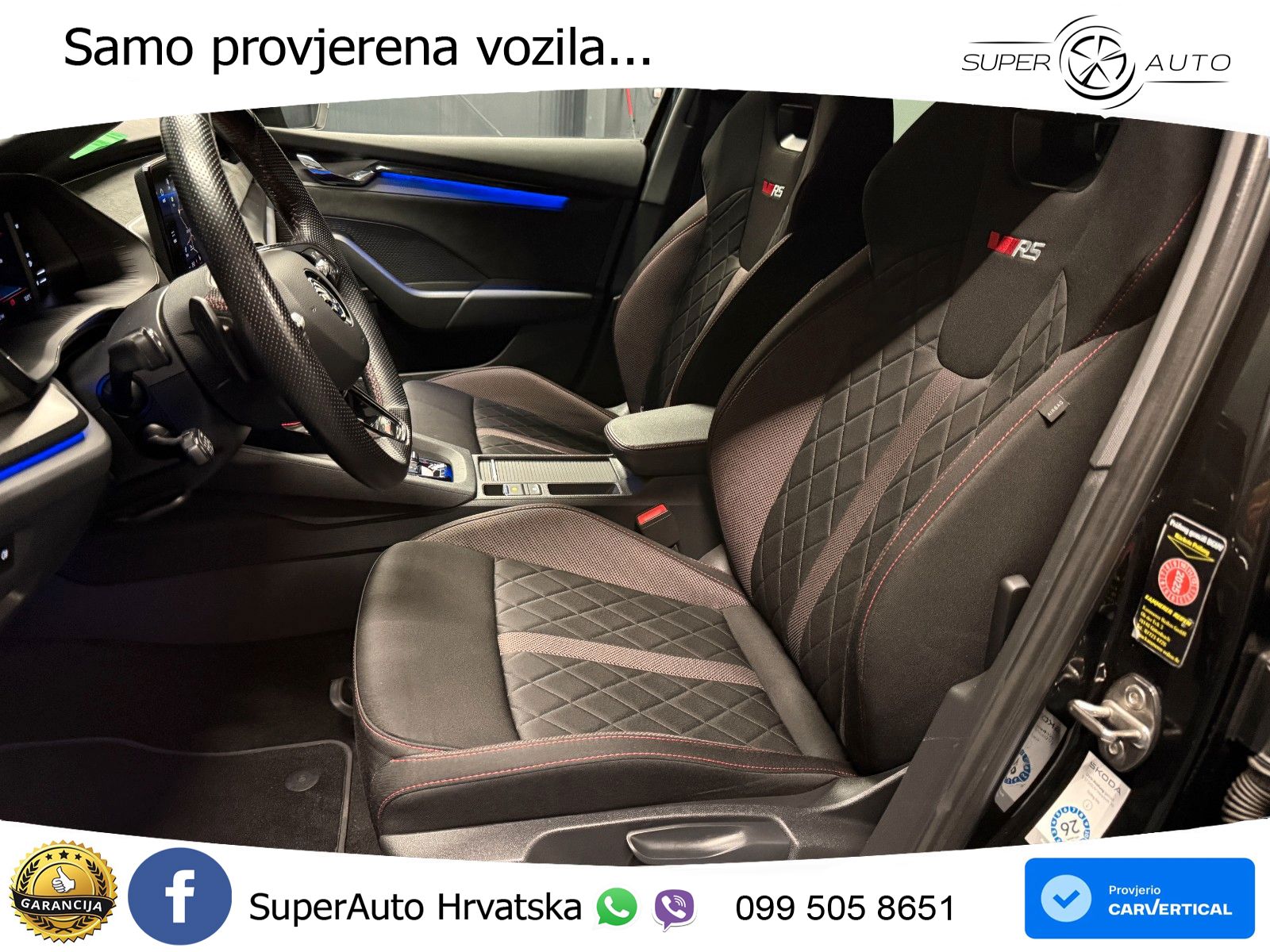 Škoda Octavia Combi RS 2.0 TDI (200 KS) 4x4 DSG LED+GR SJED+ACC