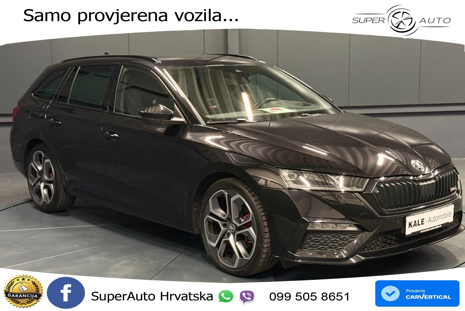 Škoda Octavia Combi RS 2.0 TDI (200 KS) 4x4 DSG LED+GR SJED+ACC