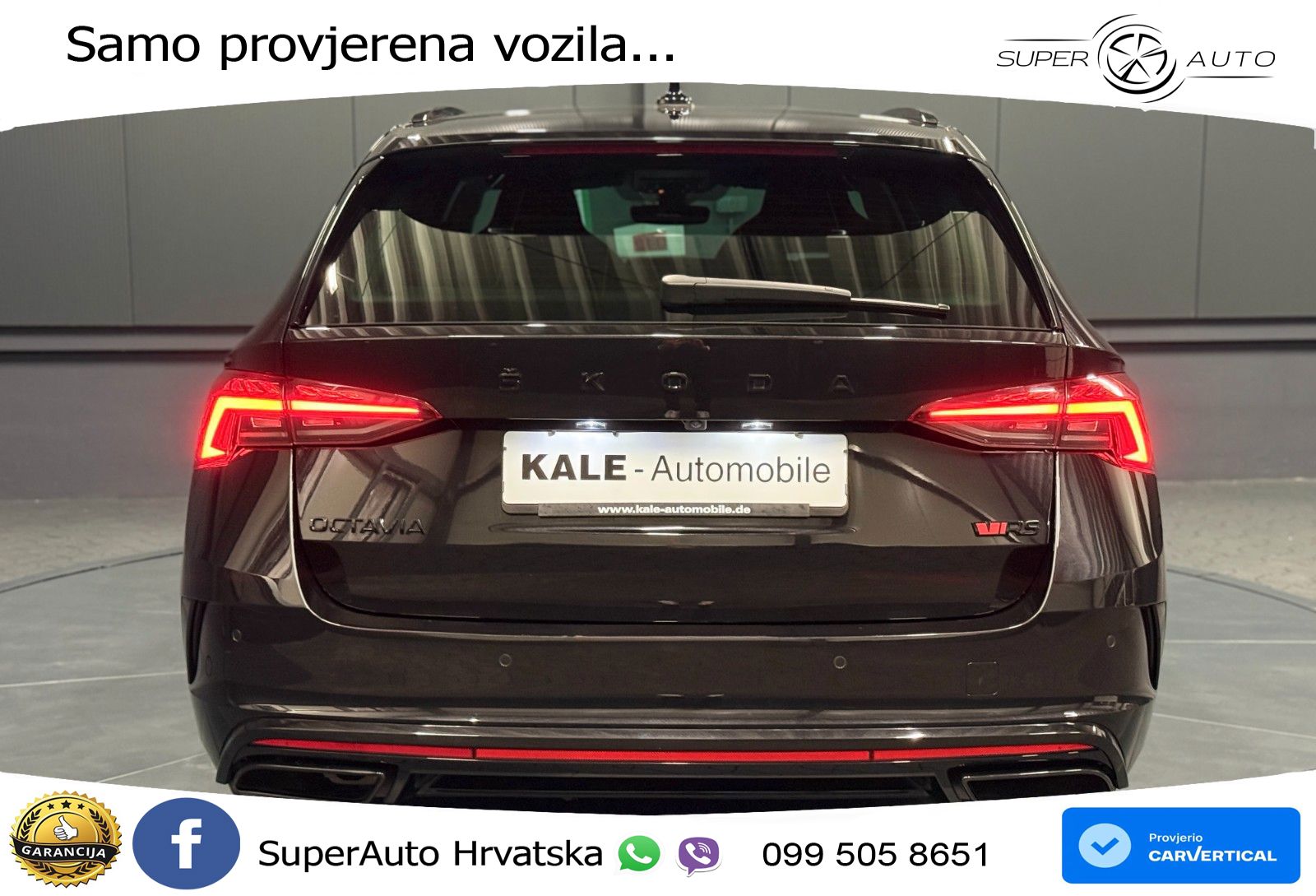 Škoda Octavia Combi RS 2.0 TDI (200 KS) 4x4 DSG LED+GR SJED+ACC