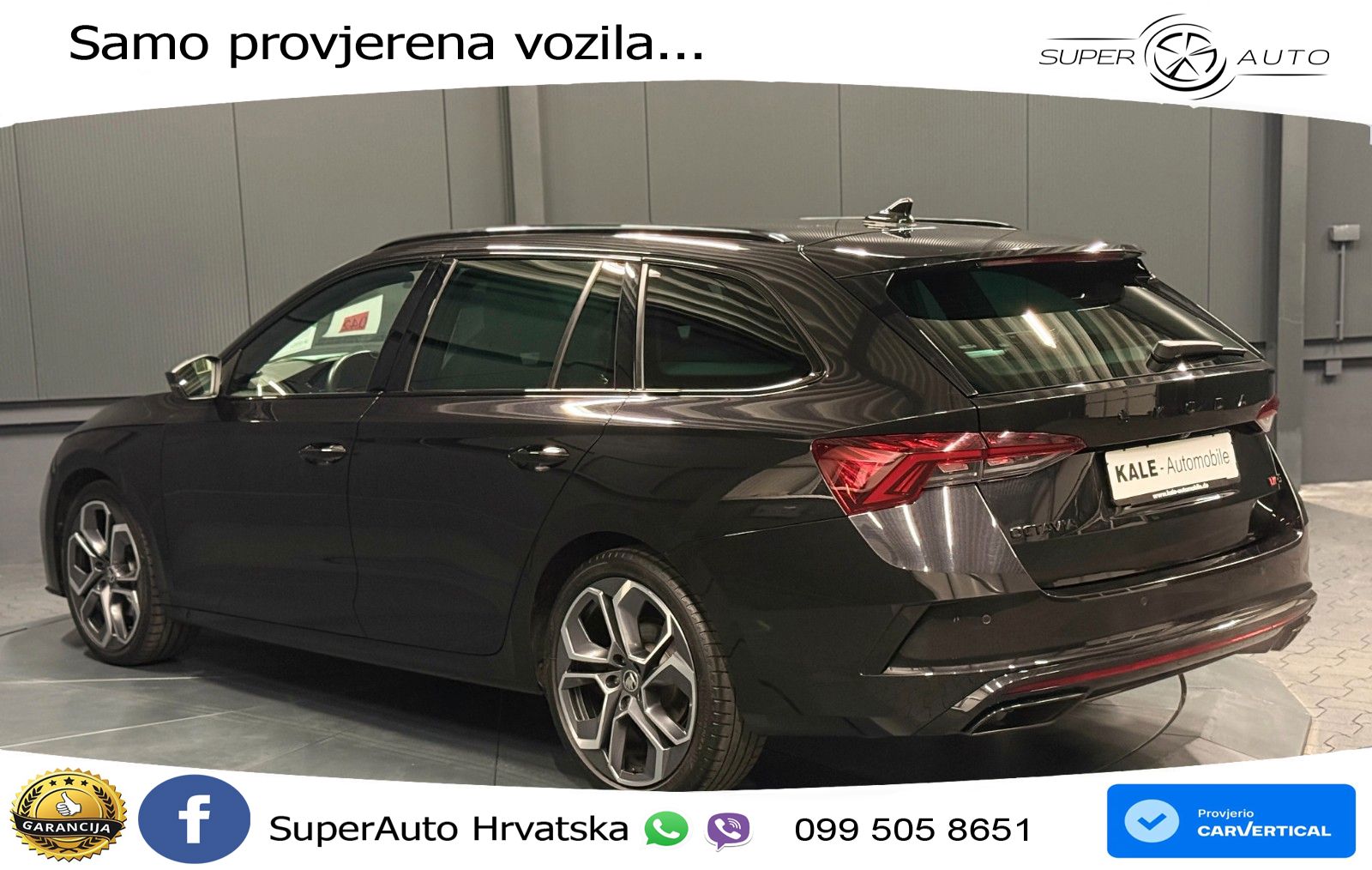 Škoda Octavia Combi RS 2.0 TDI (200 KS) 4x4 DSG LED+GR SJED+ACC