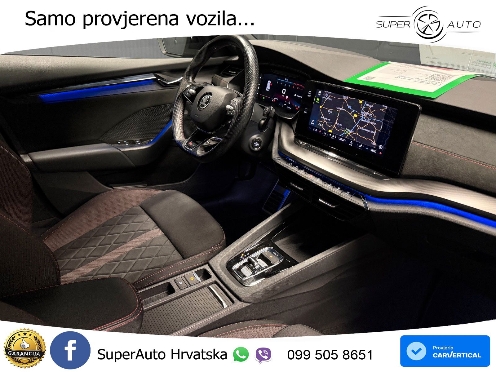 Škoda Octavia Combi RS 2.0 TDI (200 KS) 4x4 DSG LED+GR SJED+ACC