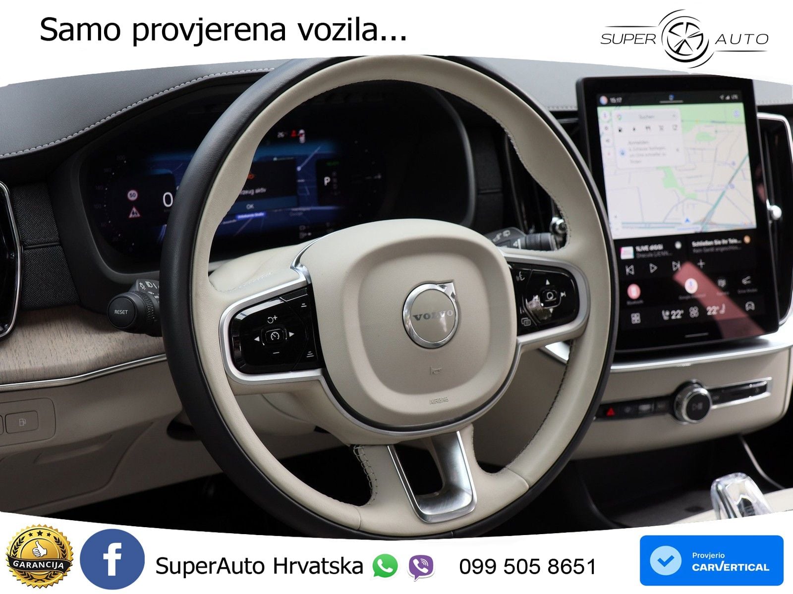 Volvo XC90 2.0 T8 AWD Automatic ZRAČNI+ACC+GR SJED+KAM+PANO