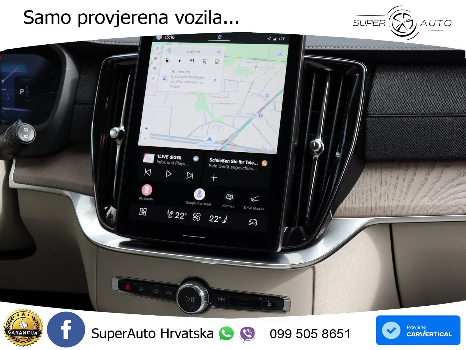 Volvo XC90 2.0 T8 AWD Automatic ZRAČNI+ACC+GR SJED+KAM+PANO