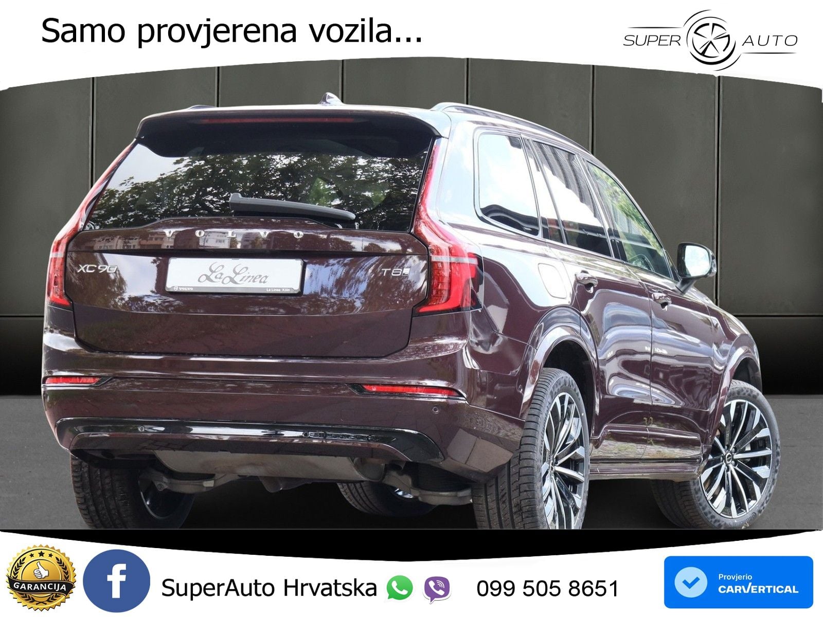 Volvo XC90 2.0 T8 AWD Automatic ZRAČNI+ACC+GR SJED+KAM+PANO