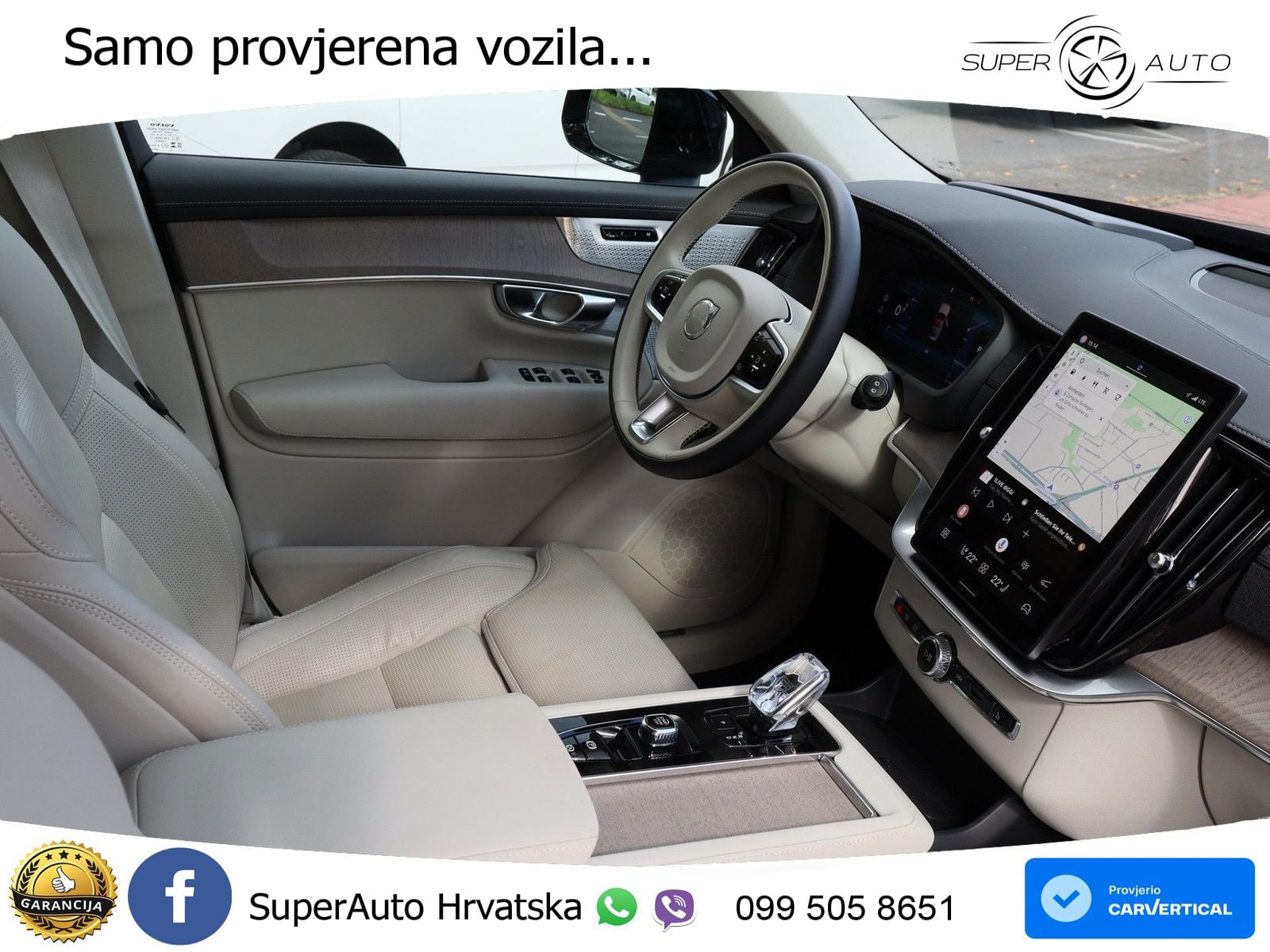 Volvo XC90 2.0 T8 AWD Automatic ZRAČNI+ACC+GR SJED+KAM+PANO