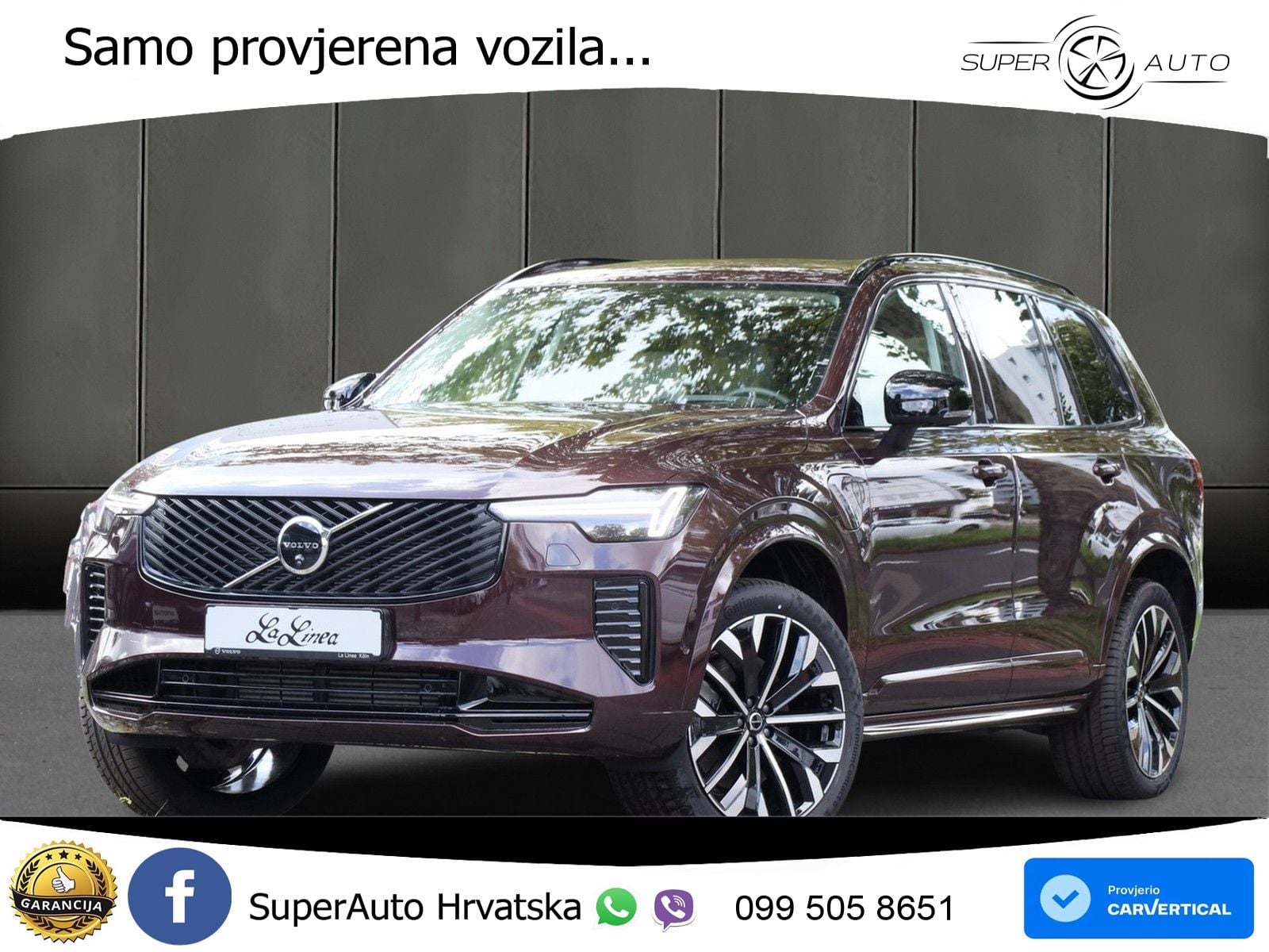 Volvo XC90 2.0 T8 AWD Automatic ZRAČNI+ACC+GR SJED+KAM+PANO