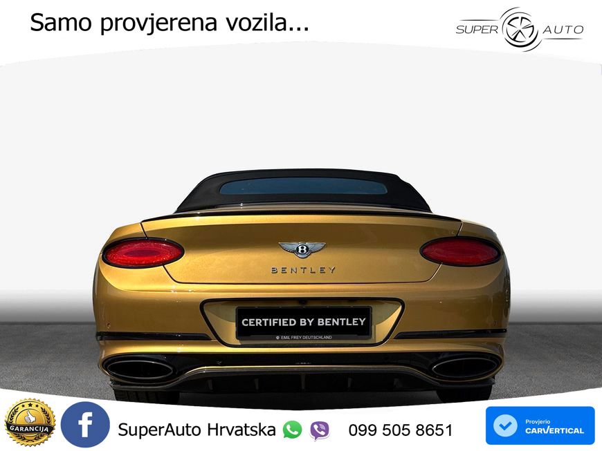 Bentley Continental GTC III Speed 6.0 TSI W12 (659 KS) AWD DCT LED+GR SJED+ACC