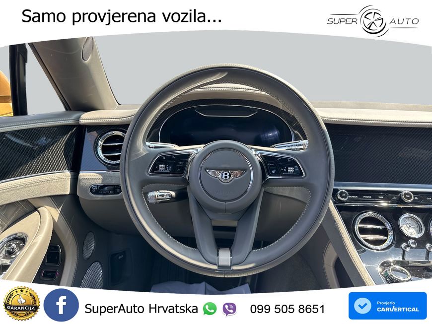 Bentley Continental GTC III Speed 6.0 TSI W12 (659 KS) AWD DCT LED+GR SJED+ACC