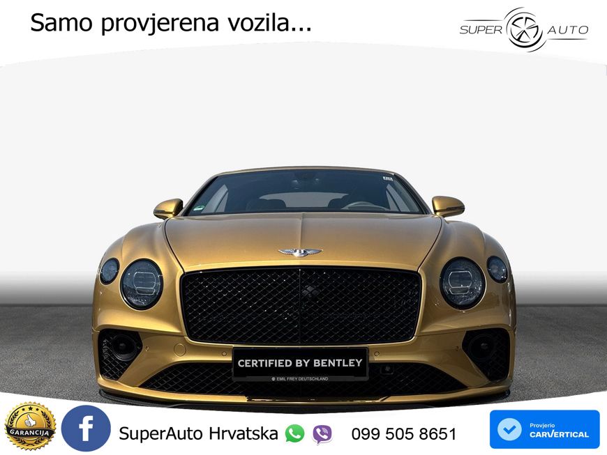 Bentley Continental GTC III Speed 6.0 TSI W12 (659 KS) AWD DCT LED+GR SJED+ACC