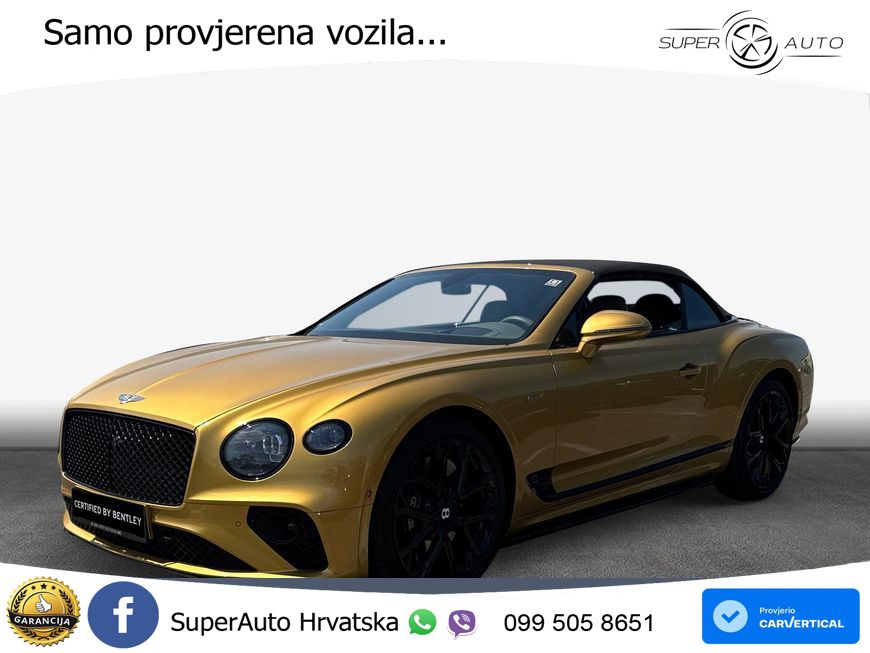 Bentley Continental GTC III Speed 6.0 TSI W12 (659 KS) AWD DCT LED+GR SJED+ACC