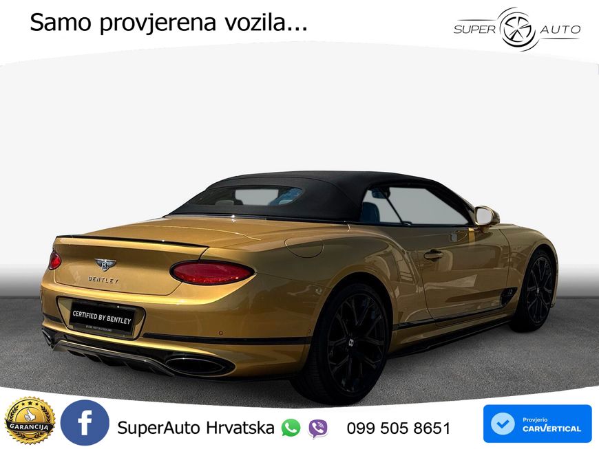 Bentley Continental GTC III Speed 6.0 TSI W12 (659 KS) AWD DCT LED+GR SJED+ACC