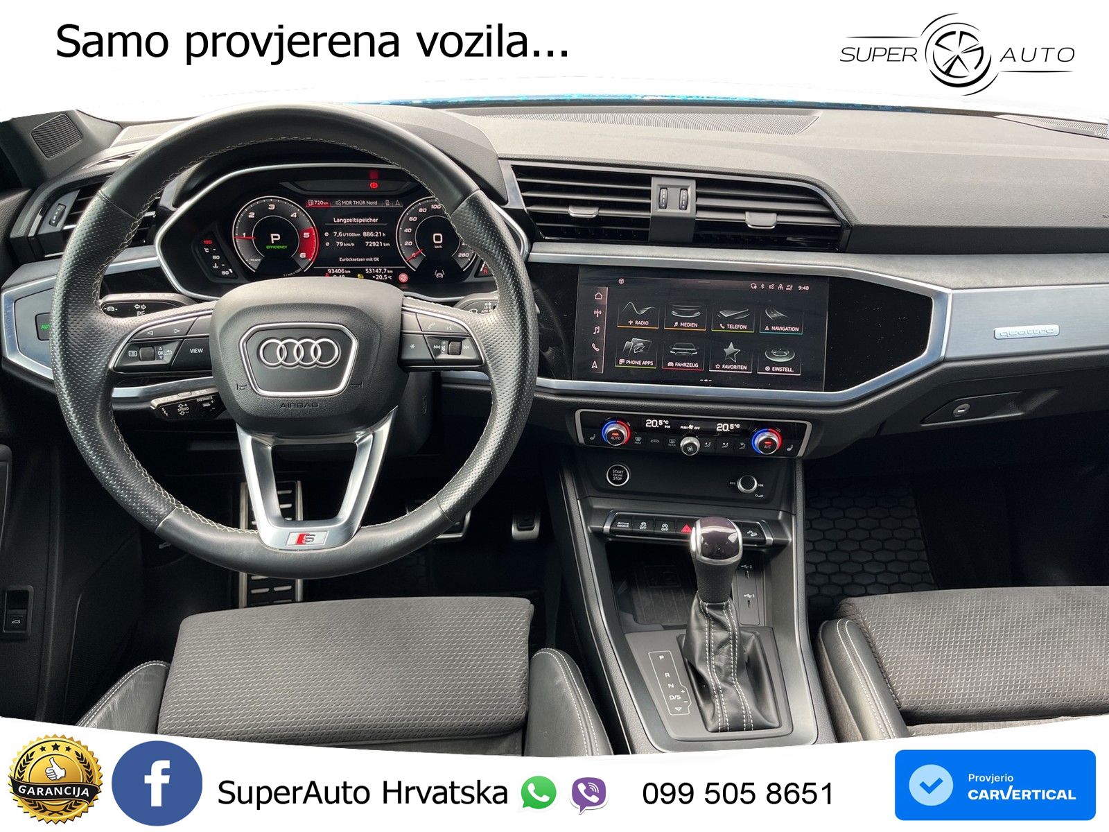 Audi Q3 40 TDI (200 KS) quattro S tronic S line LED+GR SJED+ACC