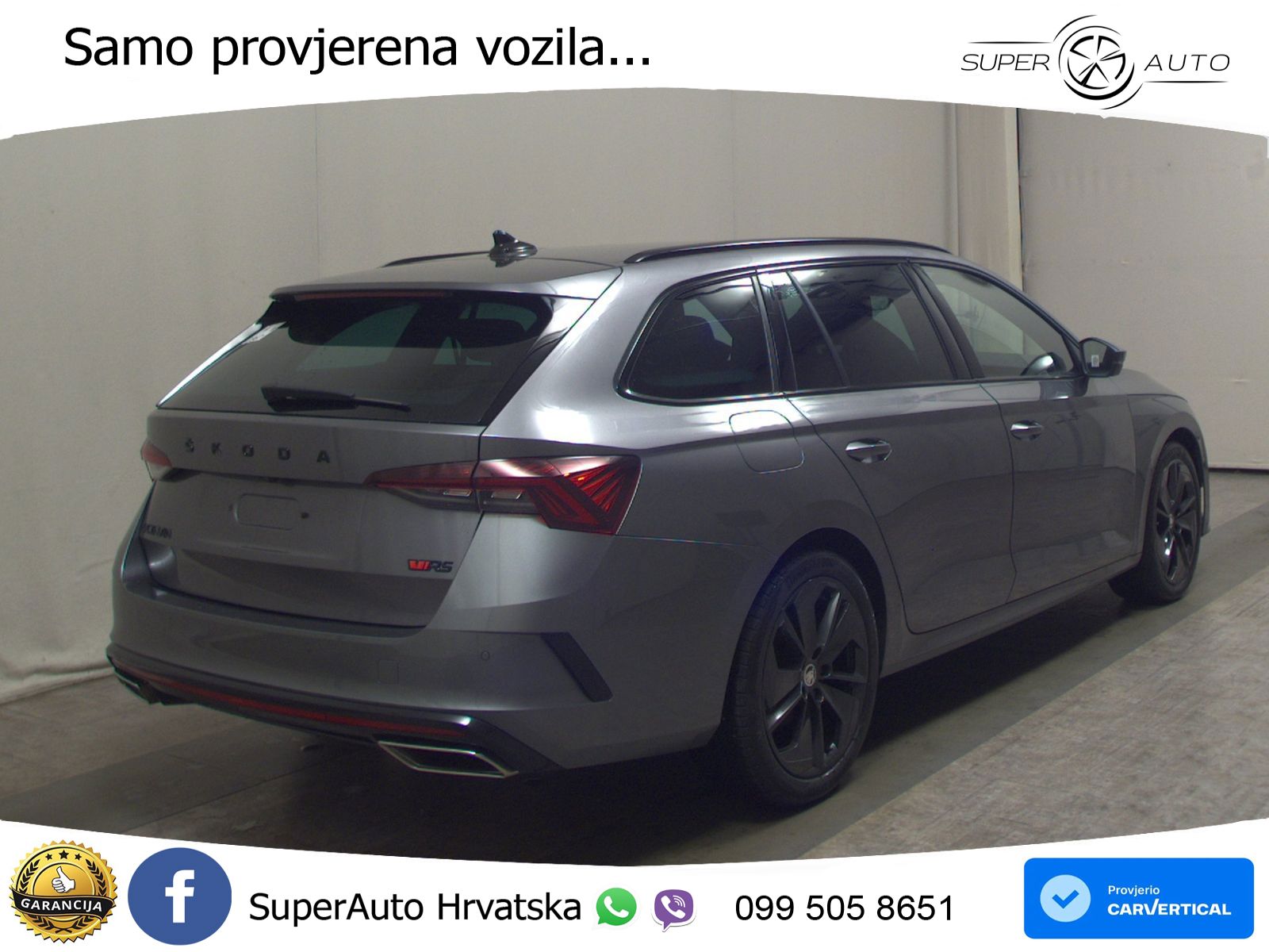Škoda Octavia Combi RS 2.0 TDI (200 KS) DSG LED+GR SJED+ACC