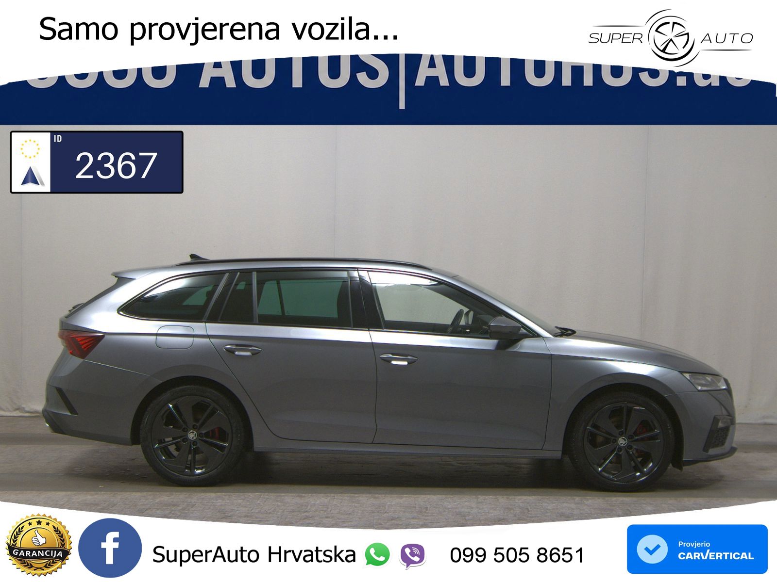 Škoda Octavia Combi RS 2.0 TDI (200 KS) DSG LED+GR SJED+ACC