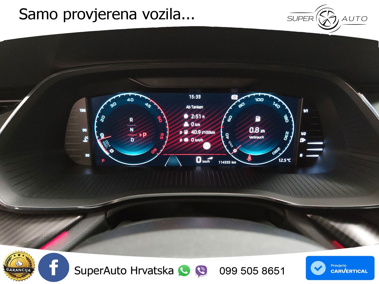 Škoda Octavia Combi RS 2.0 TDI (200 KS) DSG LED+GR SJED+ACC