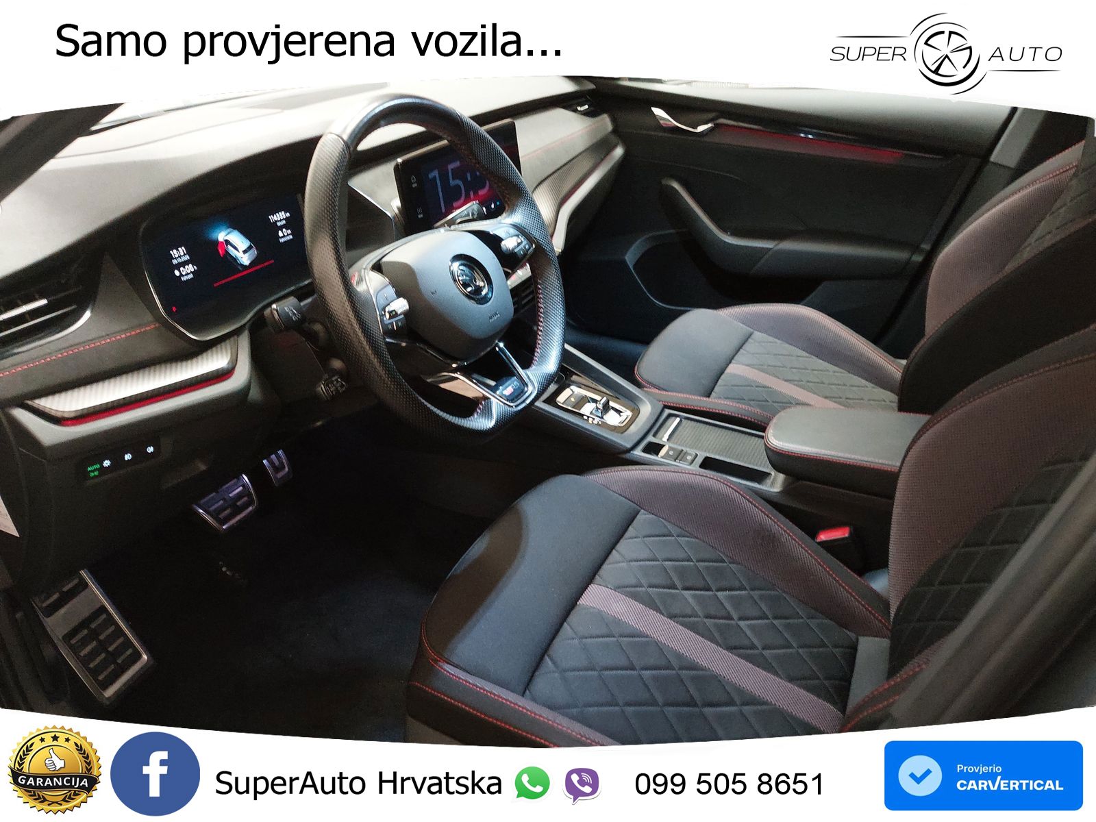 Škoda Octavia Combi RS 2.0 TDI (200 KS) DSG LED+GR SJED+ACC