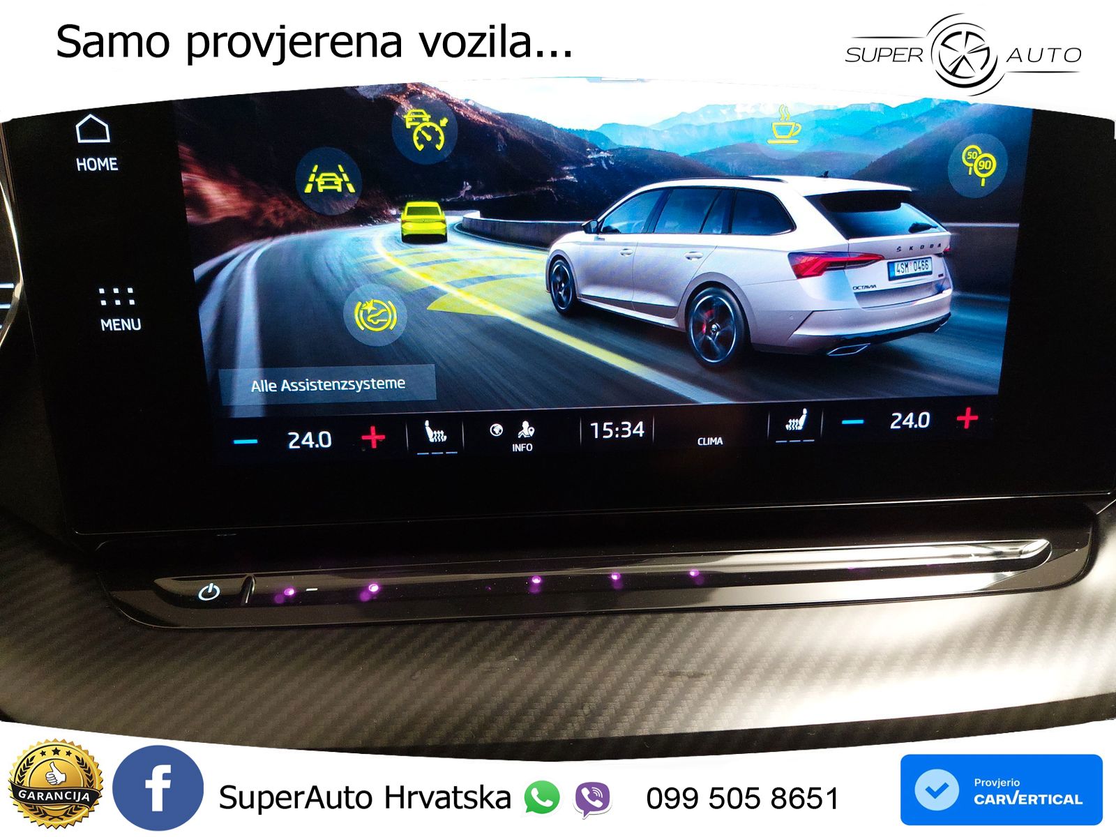 Škoda Octavia Combi RS 2.0 TDI (200 KS) DSG LED+GR SJED+ACC