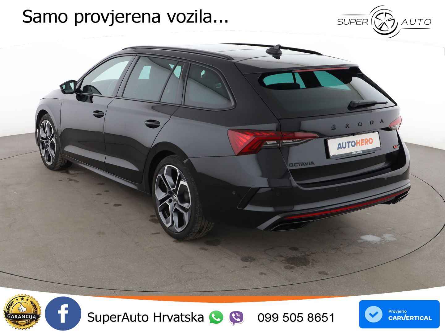 Škoda Octavia Combi RS 2.0 TDI (200 KS) DSG LED+GR SJED+ACC