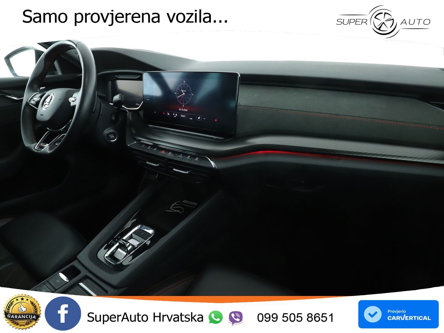 Škoda Octavia Combi RS 2.0 TDI (200 KS) DSG LED+GR SJED+ACC