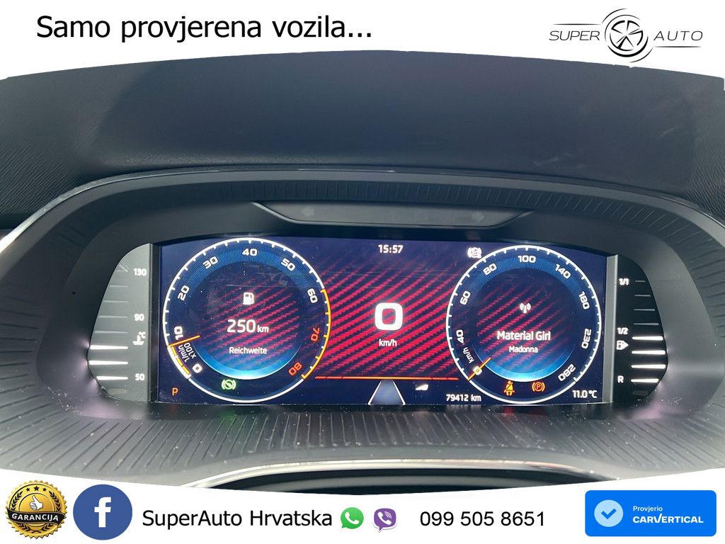 Škoda Octavia Combi RS 2.0 TSI (245 KS) DSG LED+GR SJED+ACC
