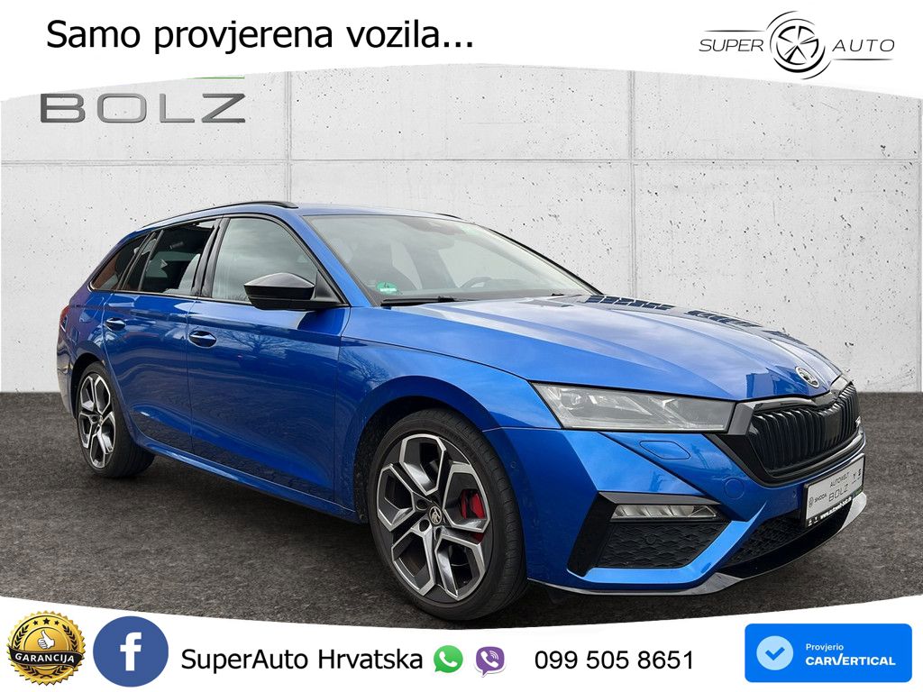 Škoda Octavia Combi RS 2.0 TSI (245 KS) DSG LED+GR SJED+ACC