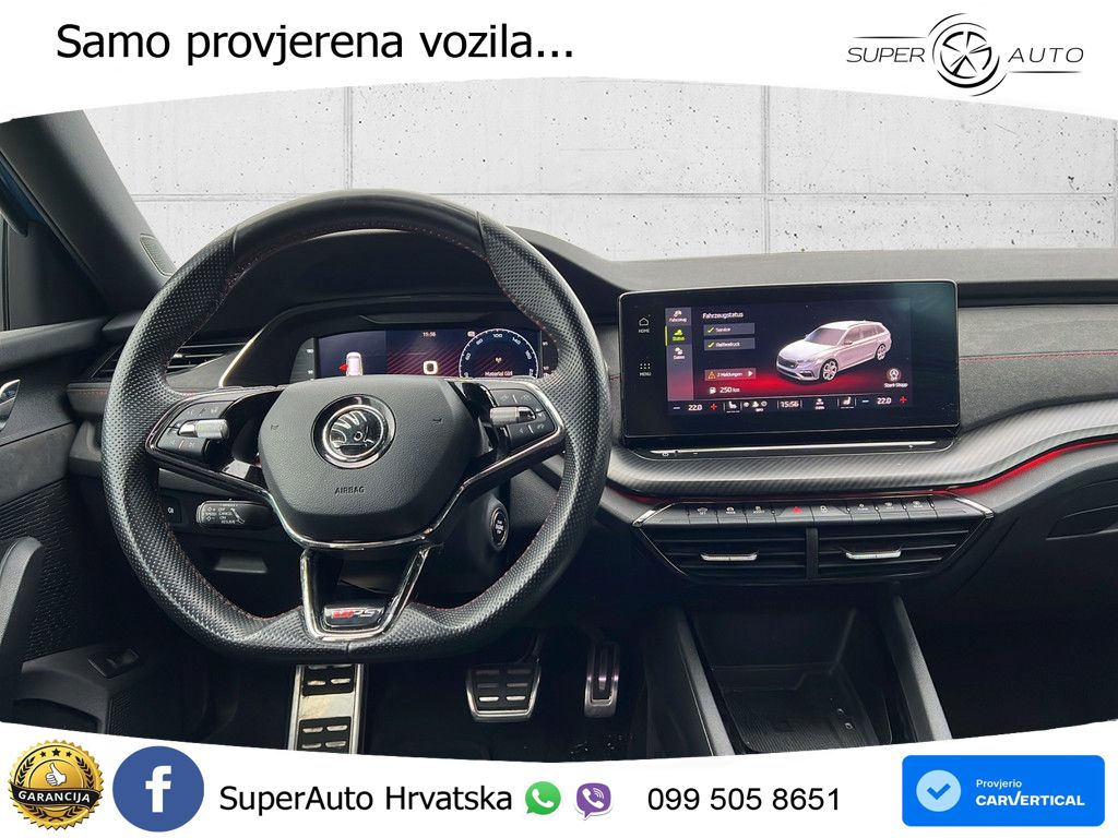 Škoda Octavia Combi RS 2.0 TSI (245 KS) DSG LED+GR SJED+ACC