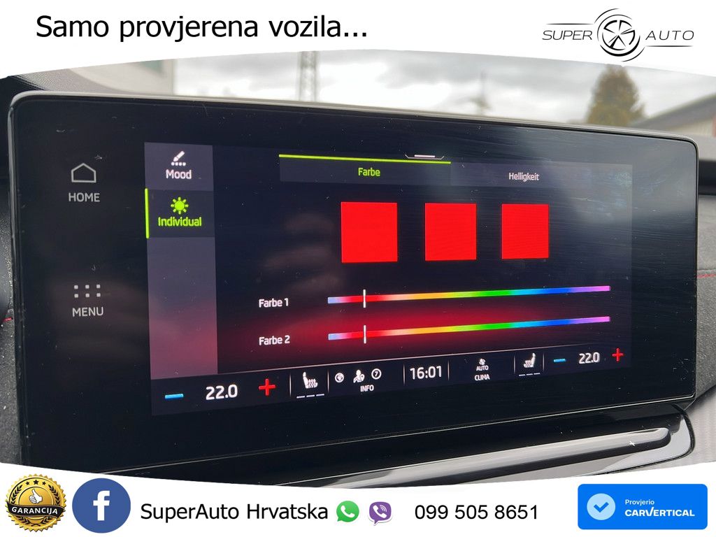 Škoda Octavia Combi RS 2.0 TSI (245 KS) DSG LED+GR SJED+ACC