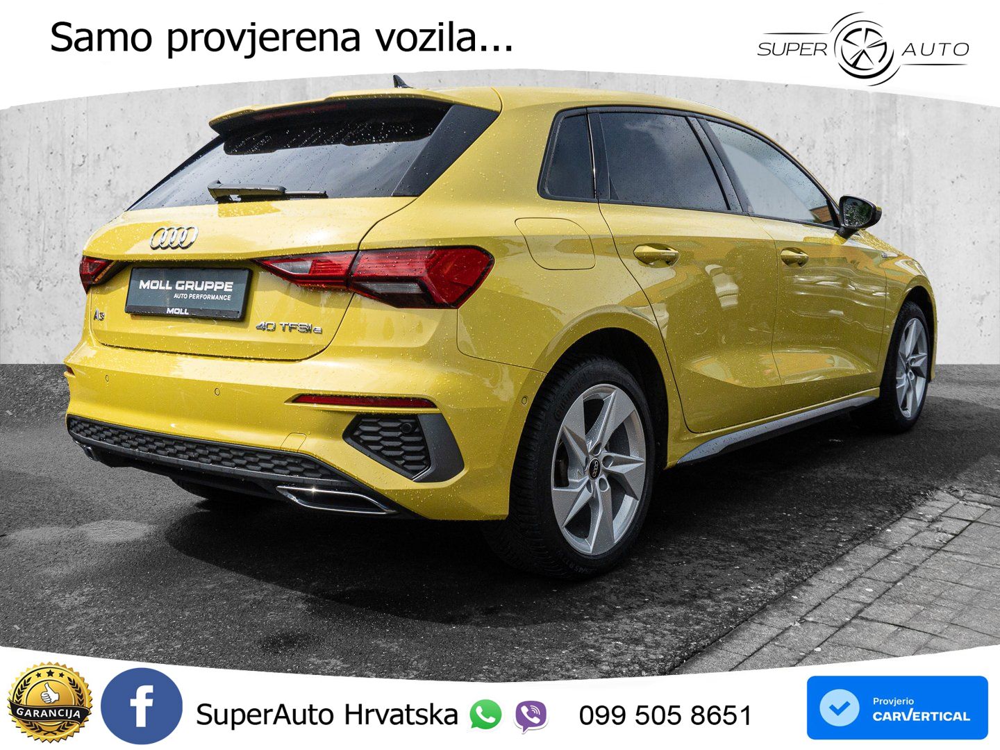 Audi A3 40 TFSIe (204 KS) S tronic S line