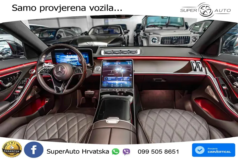 Mercedes S 350d Long (313 KS) EQ Boost 4MATIC 9G-TRONIC AMG LED+GR SJED+ACC