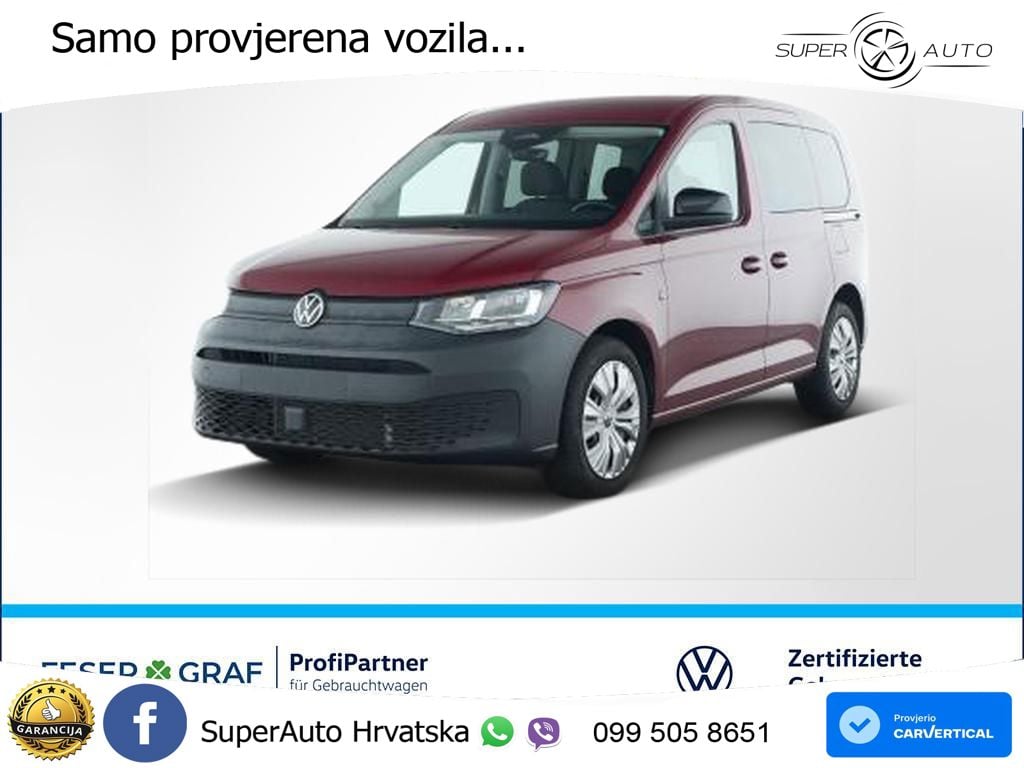 Volkswagen Caddy 2.0 TDI 5Sitze Sitzheizung PDC Climatronic 102 KS