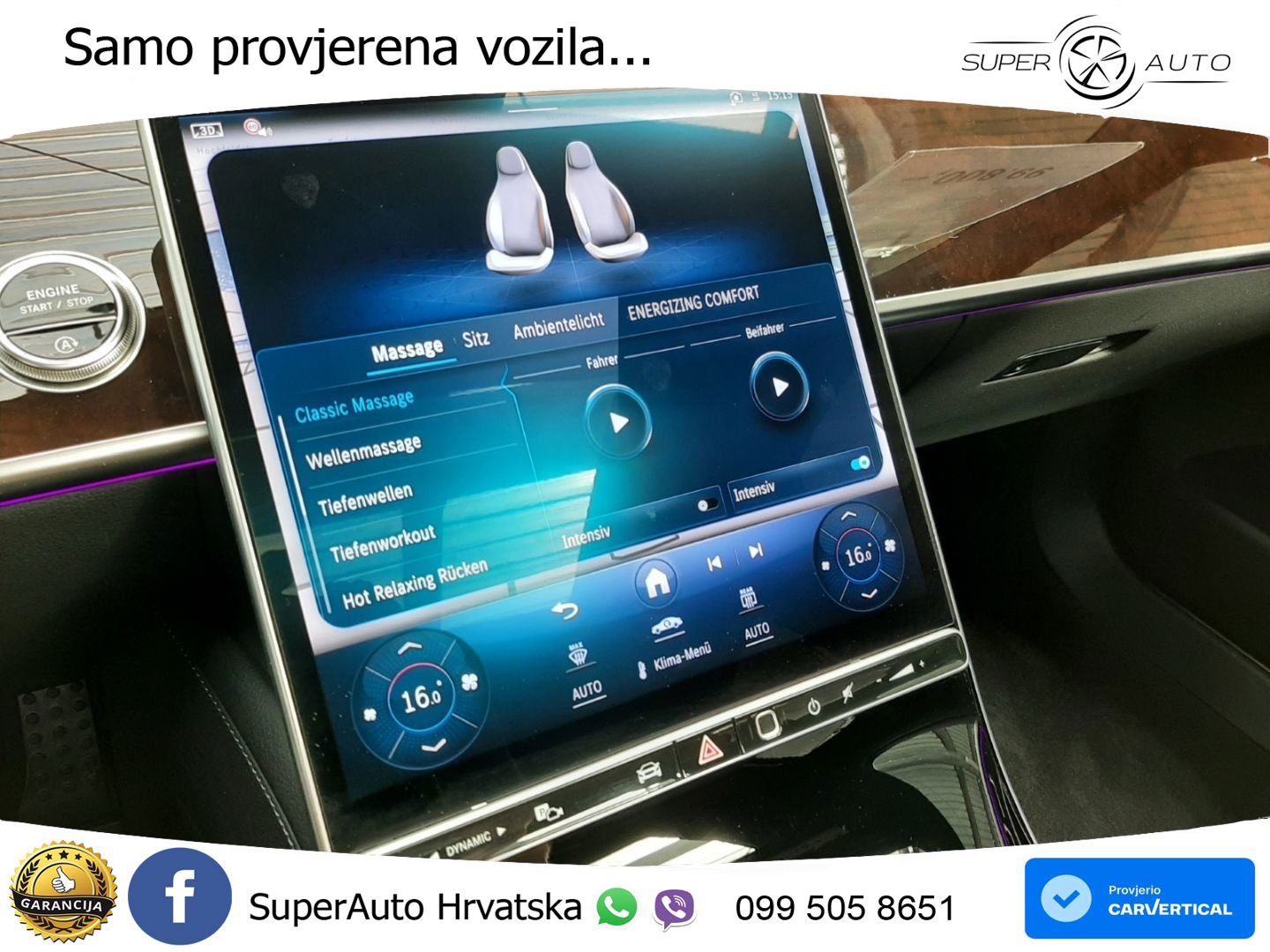 Mercedes S 350d (313 KS) EQ Boost 4MATIC 9G-TRONIC AMG ZRAČNI+ACC+GR SJED+KAM+PANO