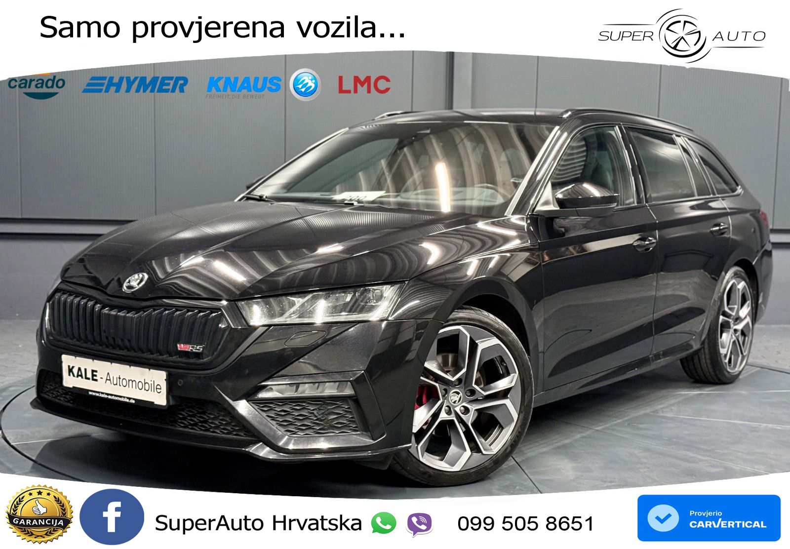Škoda Octavia Combi RS 2.0 TDI (200 KS) DSG LED+GR SJED+ACC